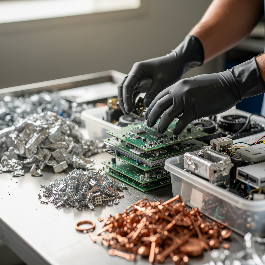 American Recycling San Diego team demonstrating eco-friendly recycling practices in San Diego, CA